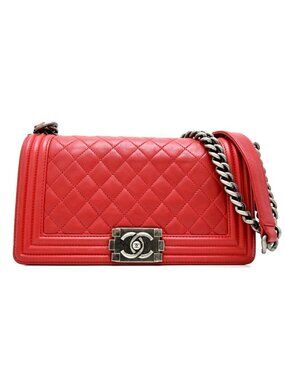 Chanel Shoulder Bag Red